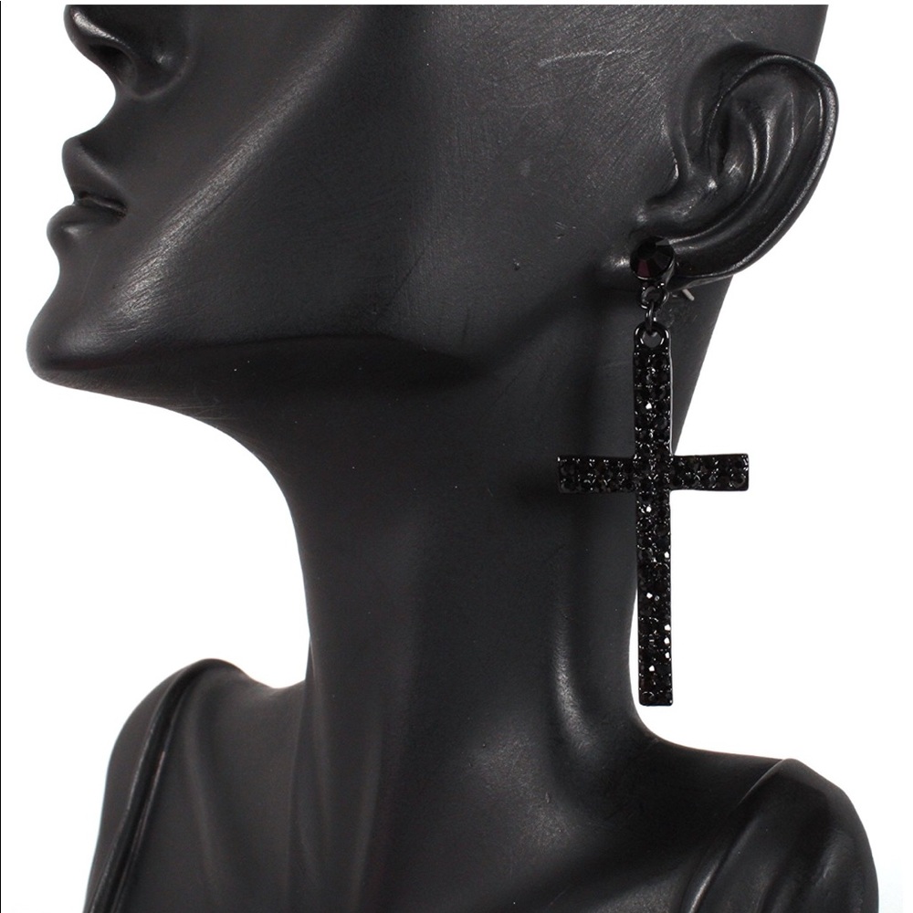 Cross earrings